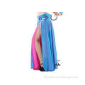 Two Layer Slit Blue And Red Belly Dance Skirt Length 92 cm